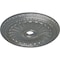 Ekena Millwork Viceroy Ceiling Medallion (Fits Canopies up to 4 7/8"), 35 1/8"OD x 4 7/8"ID x 2 1/2"P, Platinum CM35VIPLS - alternate 2